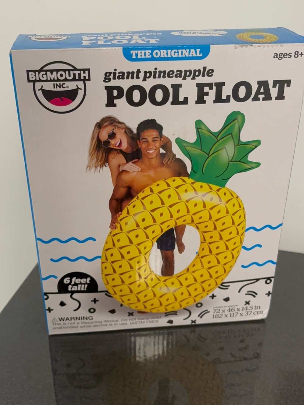 BigMouth Inc. Giant Pineapple Pool Float - Yellow & Green